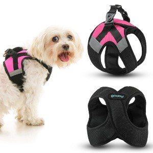 Gooby Soft Mesh X Step in Dog Harness Pink, Small - 1 of 1