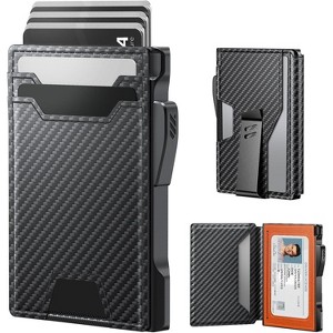 Paaaawaters typecase Wallet for Men: Rfid-blocking with Money Clip Slim Leather Bifold ID Window Smart Pop Up Card - 1 of 4