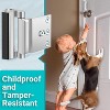 DOMETOUR Home Security Door Lock, Door Reinforcement Lock Child Proof, Front Door Locks Flip Door Guardian for Inward Swinging Door Withstand 800lbs - 2 of 4