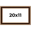 PosterPalooza | Weathered Gold Picture Frame - UV Acrylic, Backing Board, Hanging Hardware Included - 2 of 4