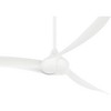 65" Minka Aire Wave White Ceiling Fan with Remote Control - image 3 of 4