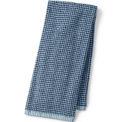 Lands' End Turkish Quick-Dry Cotton Textured Gingham Towel