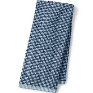 Lands' End Turkish Quick-Dry Cotton Textured Gingham Towel - 1 of 3