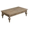 52" Coffee Table with Easy Assembly and Rustic Casual Design for Living Room or Accent Spaces - 2 of 4