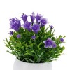 Unique Bargains Artificial Plants Semi-circle Lily Flower Arrangement Plastic 2.76"x2.76"x5.91" 1 Pc - 4 of 4