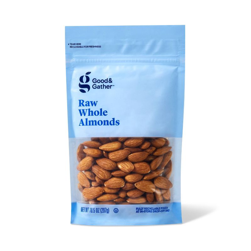 Raw Whole Almonds - 10.5oz - Good &#38; Gather&#8482;, 1 of 5
