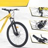 Infurnic Bicycles, 27.5 Inch Mountain Bike for Men Women Boys and Girls, 21-Speed Mountain Bike, Yellow, 68.5"*27.1"*40.55" - 3 of 4