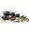 Granitestone 17 Pc Nonstick Cookware Set with Knife Set and Bamboo Cutting Board - 3 of 3