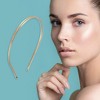 Unique Bargains Women's Simple Double Row Headbands 1 Pc - 2 of 4