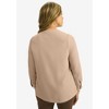 Jessica London Button-Front Chest Pocket Blouse - 3 of 4