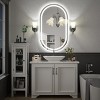 pmir Super Bright 192 LEDs/m LED Lighted Anti-Fog Tempered Glass Irregular Bathroom/Vanity Mirror with ETL & 3-Year Warranty - 2 of 4