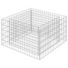 vidaXL Gabion Raised Bed Silver Galvanized steel 177.2 x 35.4 x 19.7 in - 2 of 4