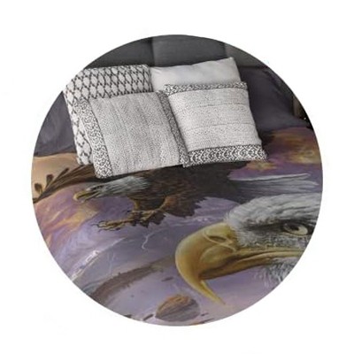 Eagle Clouds Super Soft Full/Queen Size Fleece Blanket