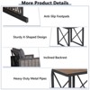 Tangkula 3PCS Rattan Furniture Set Acacia Wood Coffee Table & 2 Chairs Backyard Patio - 2 of 4
