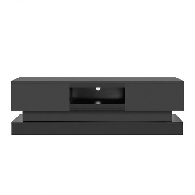 Modern TV Stand with LED Lights Gaming Entertainment Center TV Console Storage Cabinets TV Cabinet for Living Room Bedroom