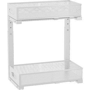 Coucheta Under Sink Organizer, 2-Tier Pull Out Cabinet Organizer with Sliding Drawers & Adjustable Height, Kitchen Bathroom Storage Rack - 1 of 4