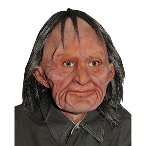 Zagone Studios Mens Old Man Grandpa Supersoft Costume Mask - 16 in. - Beige - 1 of 1