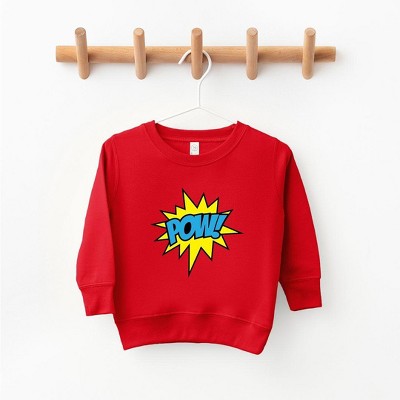 The Juniper Shop Comic Pow Toddler Graphic Sweatshirt