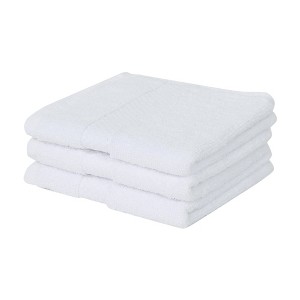 Splash Zero Twist 100% Ring Spun Cotton Face Washcloth Set – Reversible, 550 GSM, Soft, Lightweight, Highly Absorbent Towels for Bathroom - 1 of 4