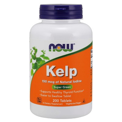 NOW Foods Dietary Supplements Kelp Tablet 200ct
