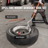 VEVOR Tire Mount Demount Tool, 22.5"-24.5" Manual Steel Tire Changer Mount Demount Removal Tool, with Extra Bead Keeper, Tubeless Truck Bead Breaker - 3 of 4