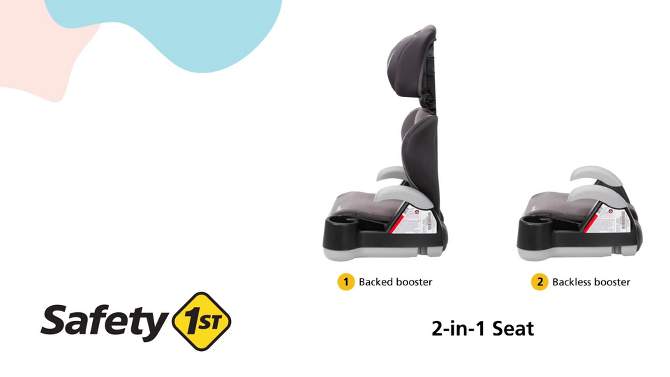 Safety 1st Store N Go Sport Booster Car Seat, 2 of 16, play video