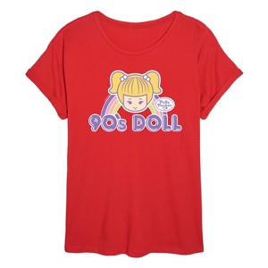Women's - Polly Pocket - 90S Doll Oversized Graphic T-Shirt - 1 of 4