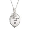 Disney Womens Frozen II Silver Plated Frozen Necklace with Elsa and Anna Pendant Jewelry, 16" + 2" - 4 of 4