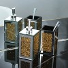 Chery Life Ambrose Exquisite 2 Piece Square Soap Dispenser and Toothbrush Holder, Gold - 4 of 4