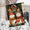Briarwood Lane Winter House Flag 40x28 For Outdoor Snowman Pair For Winter House Flag - 4 of 4