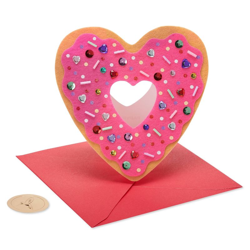 Valentine&#39;s Day Card Sprinkled Donut - PAPYRUS, 1 of 7