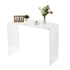 Jojoka Acrylic Narrow Console Table for Entryway 38 x 15 x 29 Inch Clear Acrylic Table - 2 of 4
