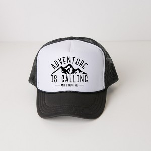 Simply Sage Market Adventure Is Calling and I Must Go Adult Foam Trucker Hat - 1 of 2