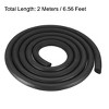 Unique Bargains EPDM Rubber Weather-Proof Insulation Seal Strips Black - 2 of 3