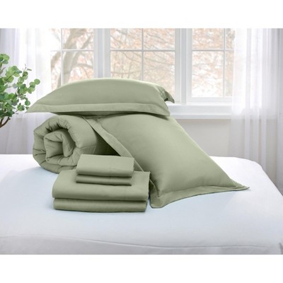 BrylaneHome Bedtite Bed-In-A-Bag Set - Queen, Light Blue — фото 2