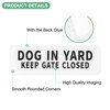 Unique Bargains Acrylic Safety Durable Indoor Outdoor Dog in Yard Signs 3x9 Inch - 2 of 4