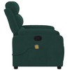 vidaXL Massage Recliner Chair Velvet, Foam, Metal, Engineered Wood - 3 of 4