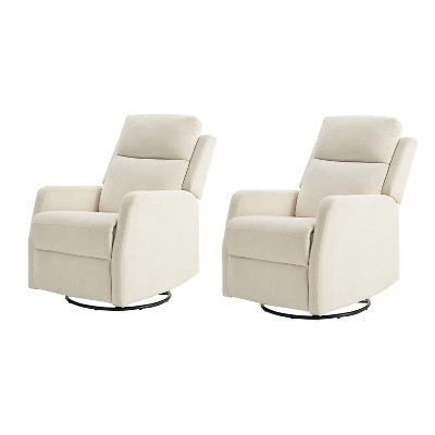 Nestor Swivel rocker Recliner Set of 2 With Swivel Function| ARTFUL LIVING DESIGN
