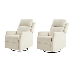 Nestor Swivel rocker Recliner Set of 2 With Swivel Function| ARTFUL LIVING DESIGN - 1 of 4