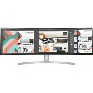 Manufacturer Refurbished LG 49BL95C-WY 49" 1440p HDR Curved UltraWide Monitor, Black - 1 of 3