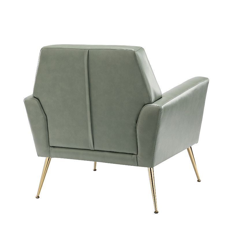 Maris Wooden Upholstered Contemporary Accent Armchair with Button-tufted for Bedroom Living Room  | ARTFUL LIVING DESIGN, 5 of 12