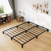 Metal Twin Size Bed Frame for Bedroom, Heavy Duty Sturdy Bed Frame with Storage Space, Easy Assembly, No Box Spring Needed, Black, 14 Inch, Twin - 4 of 4