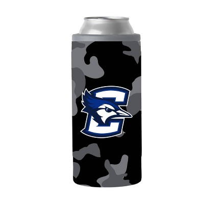 NCAA Creighton Bluejays 12oz Black Camo Slim Can Cooler