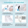 Kismile Portable Air Conditioner 10000 ASHRAE BTU/6000 BTU DOE Vented Medium Room Portable AC Remote Included - 4 of 4