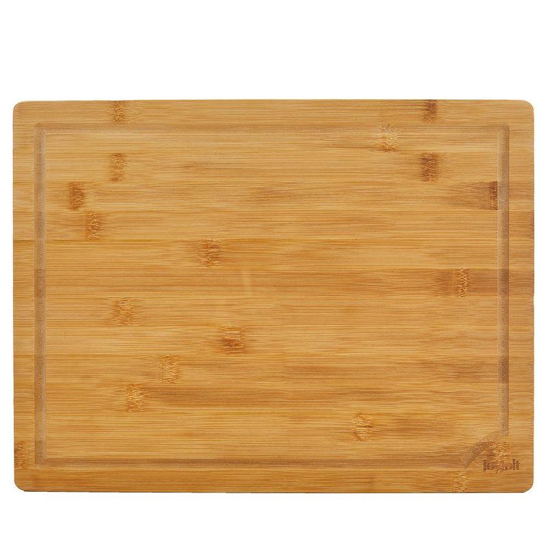 JoyJolt Bamboo Cutting Board Set, Wooden Cutting Boards for Kitchen Non Slip Wood Cutting Board Set, 3 of 8