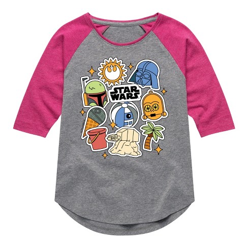 Girls' - Star Wars - Summer Stickers - image 1 of 3