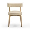 TOV Furniture Nikita Performance Vegan Leather Dining Chair with Oak Wood Frame - 3 of 4