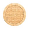 Kate and Laurel Rafina Round Table, 12x12x18, Natural - 3 of 4