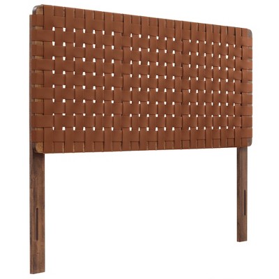 Modway Sparta Weave Full Vegan Leather Headboard