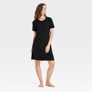 Women's Cloud Knit Pajama T-Shirt Dress - Auden™ - 1 of 4